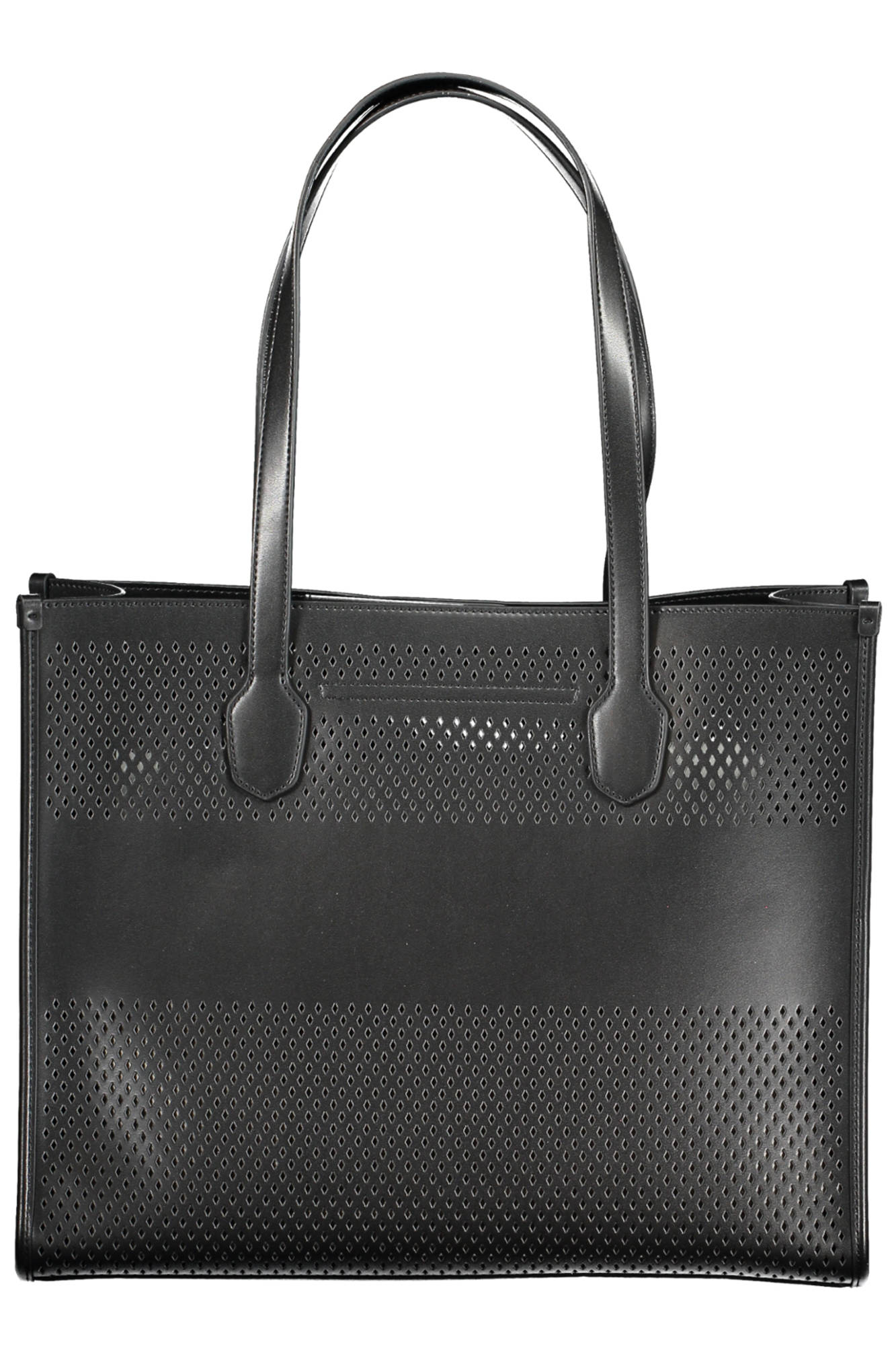 Guess Jeans Black Polyurethane Handbag - Fizigo