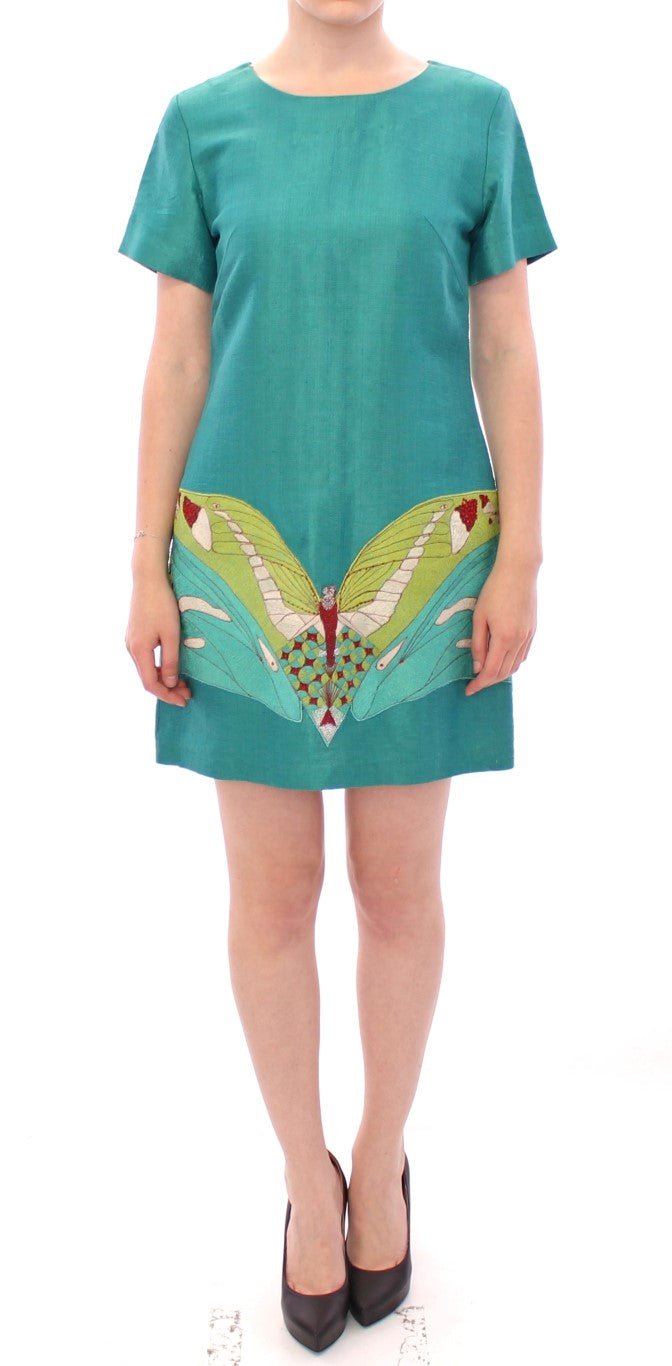 Lanre Da Silva Ajayi Green Above Knee Mini Dress - Fizigo