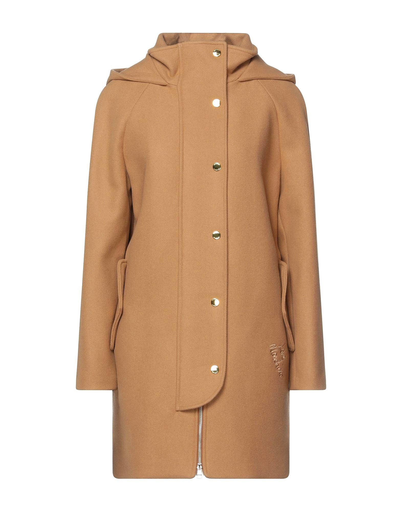 Love Moschino Brown Wool Jackets & Coat - Fizigo