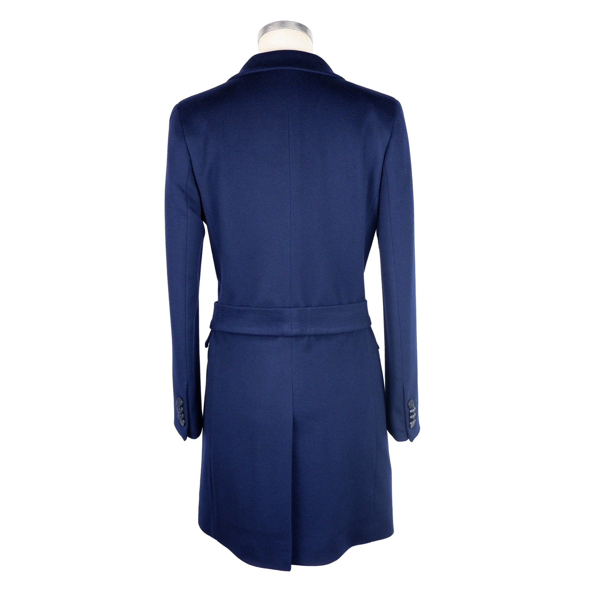 Made in Italy Blue Wool Jackets & Coat - Fizigo