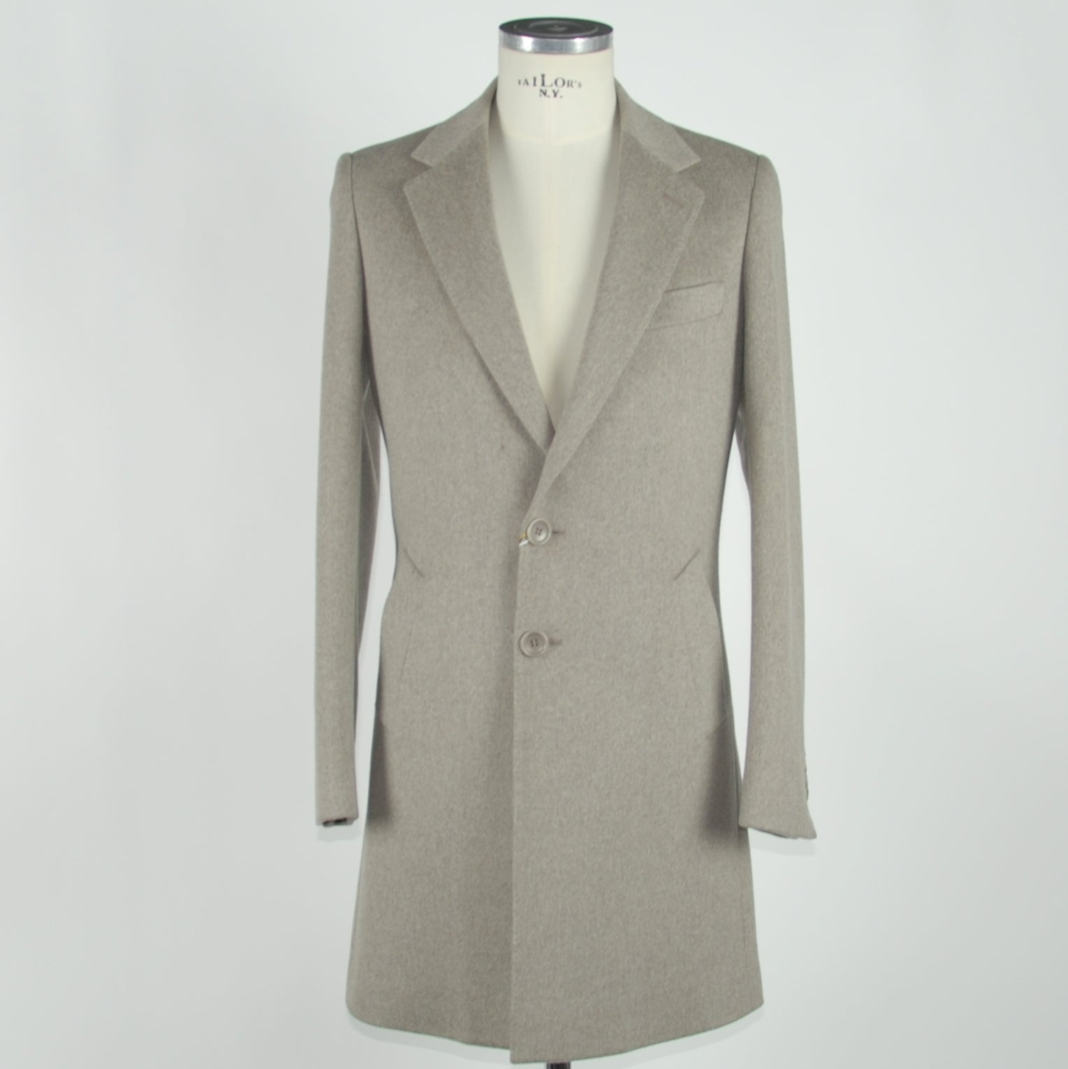 Made in Italy Grey Wool Jacket - Fizigo