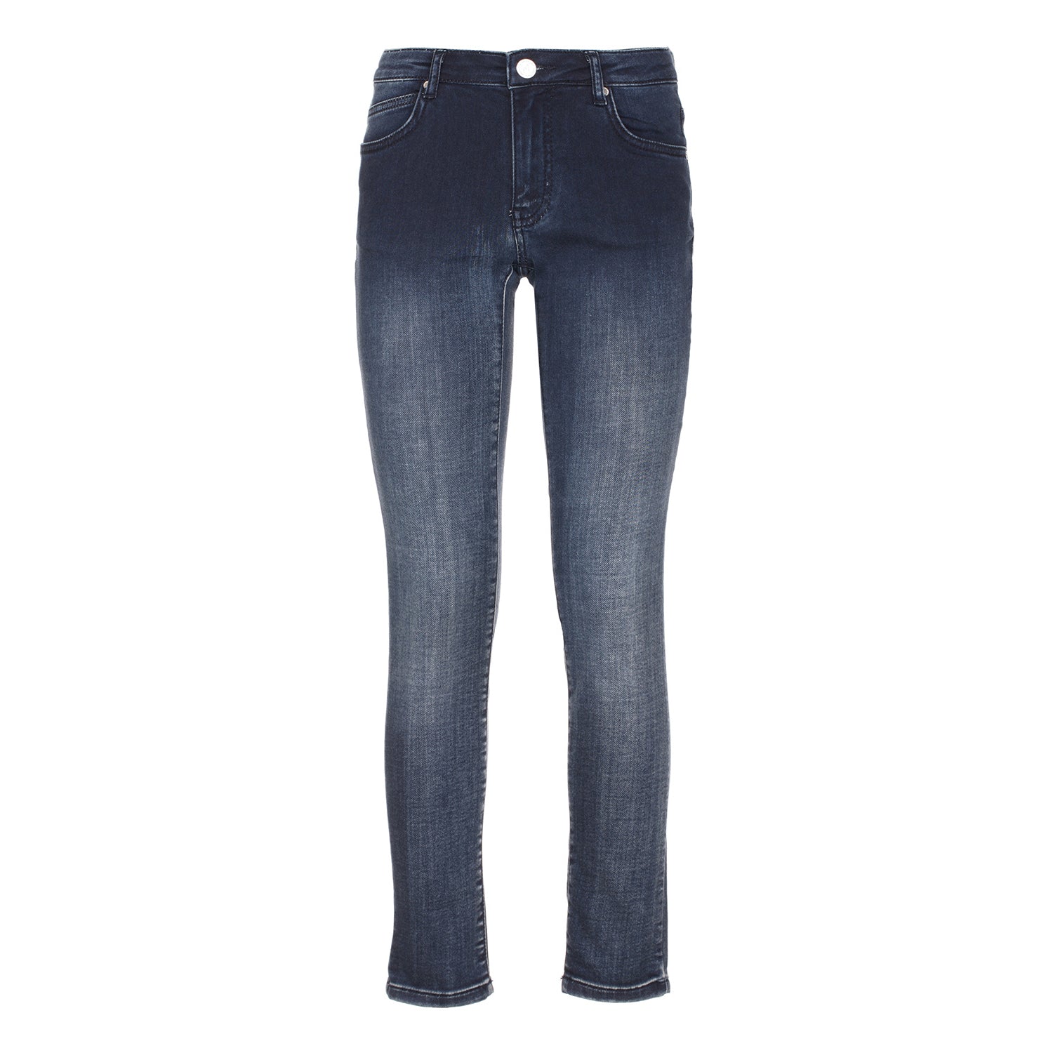 Maison Espin Blue Cotton Jeans & Pant - Fizigo