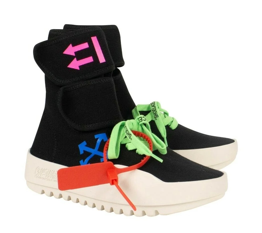 Off-White Black Polyamide Sneaker - Fizigo