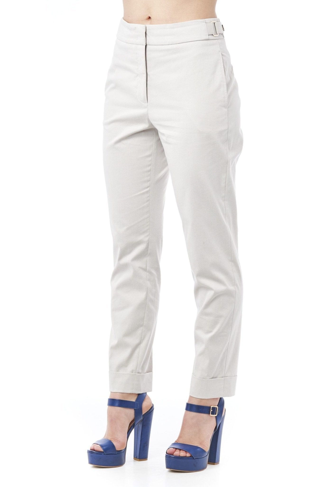 Peserico Beige Cotton Jeans & Pant - Fizigo