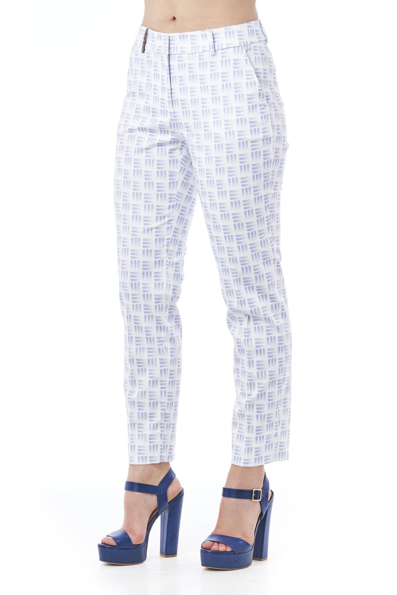 Peserico White Cotton Jeans & Pant - Fizigo