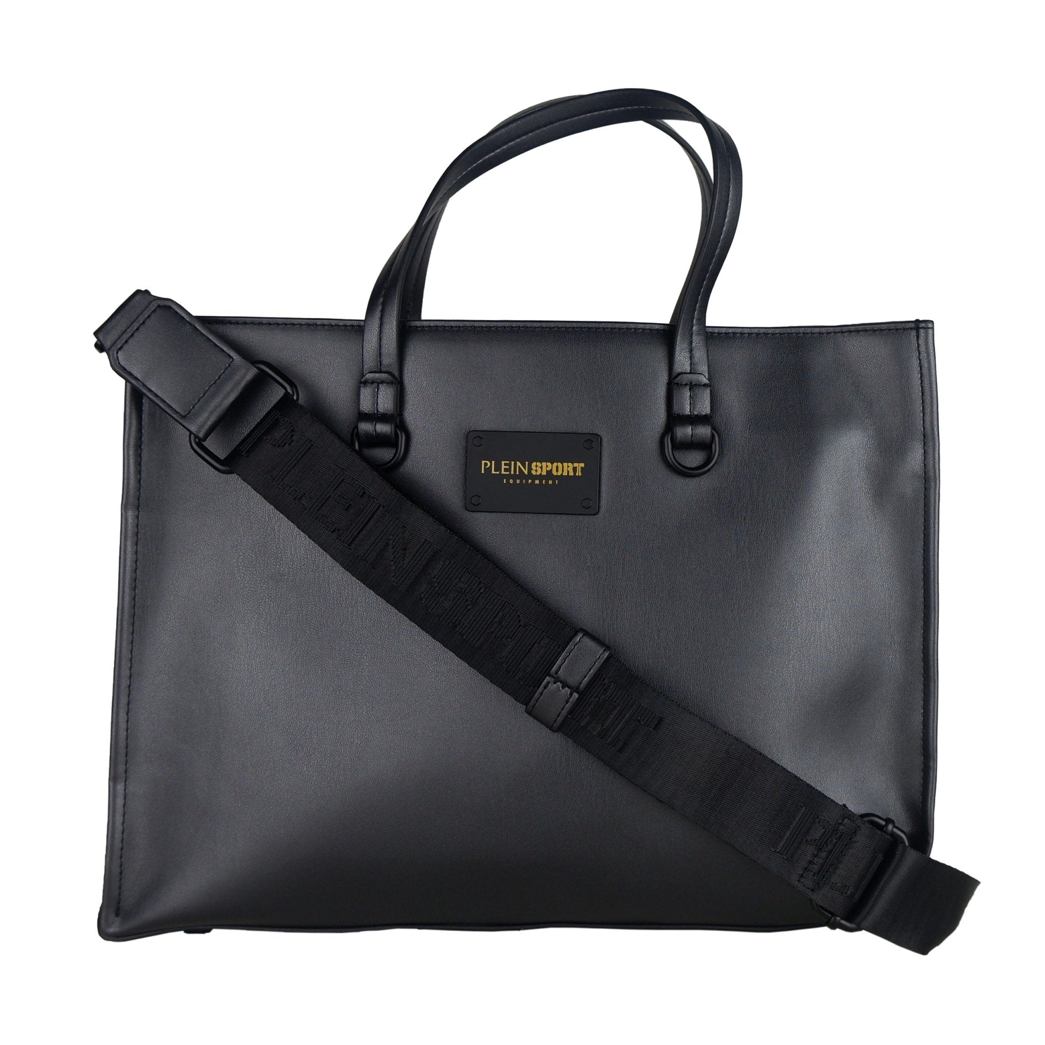 Plein Sport Black Polyurethane Shoulder Bag - Fizigo