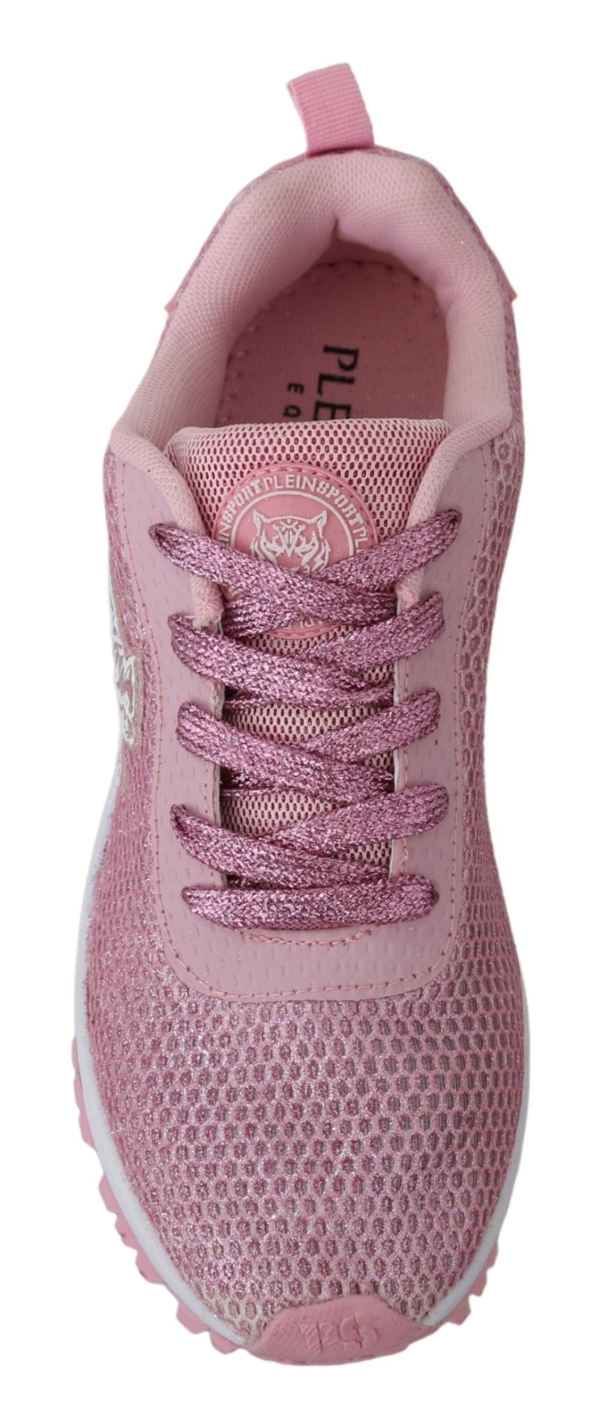 Plein Sport Pink Blush Polyester Gretel Sneakers Shoes - Fizigo