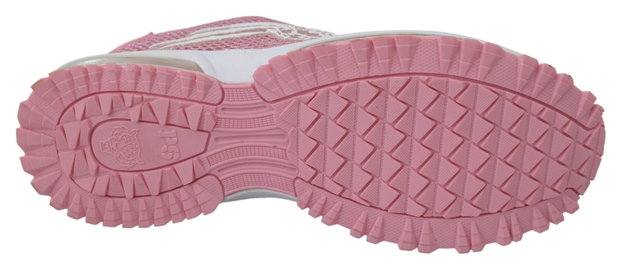 Plein Sport Pink Blush Polyester Gretel Sneakers Shoes - Fizigo