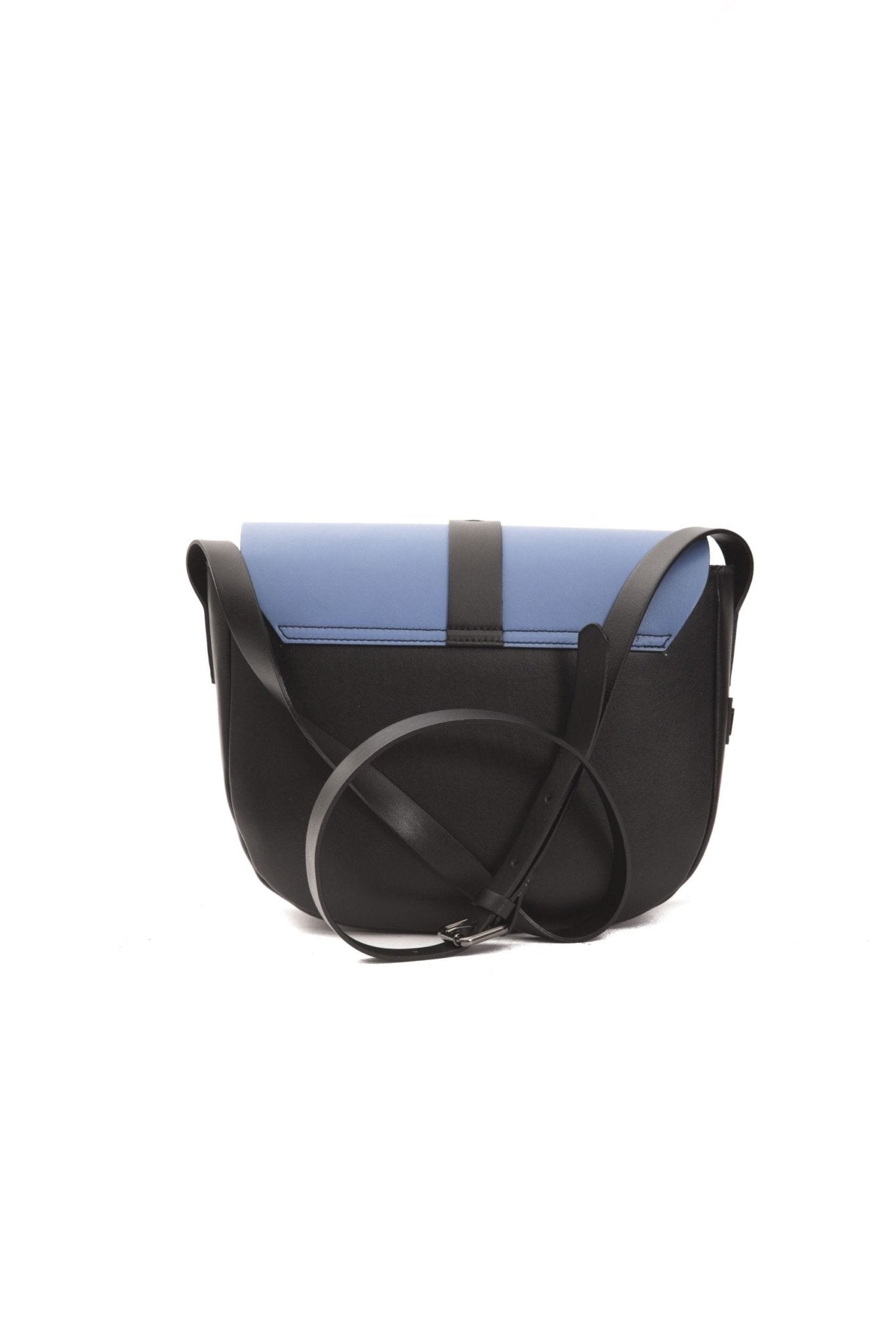 Pompei Donatella Blue Leather Crossbody Bag - Fizigo