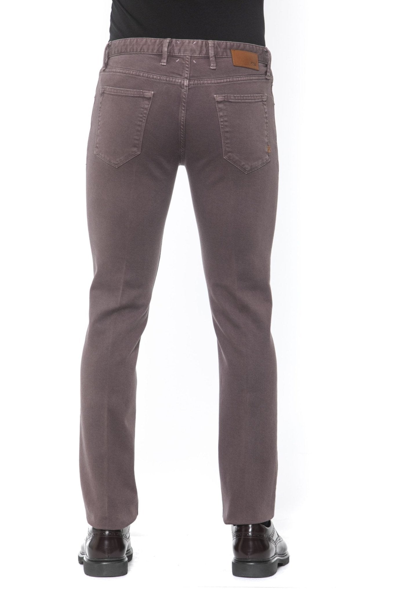 PT Torino Burgundy Cotton Jeans & Pant - Fizigo