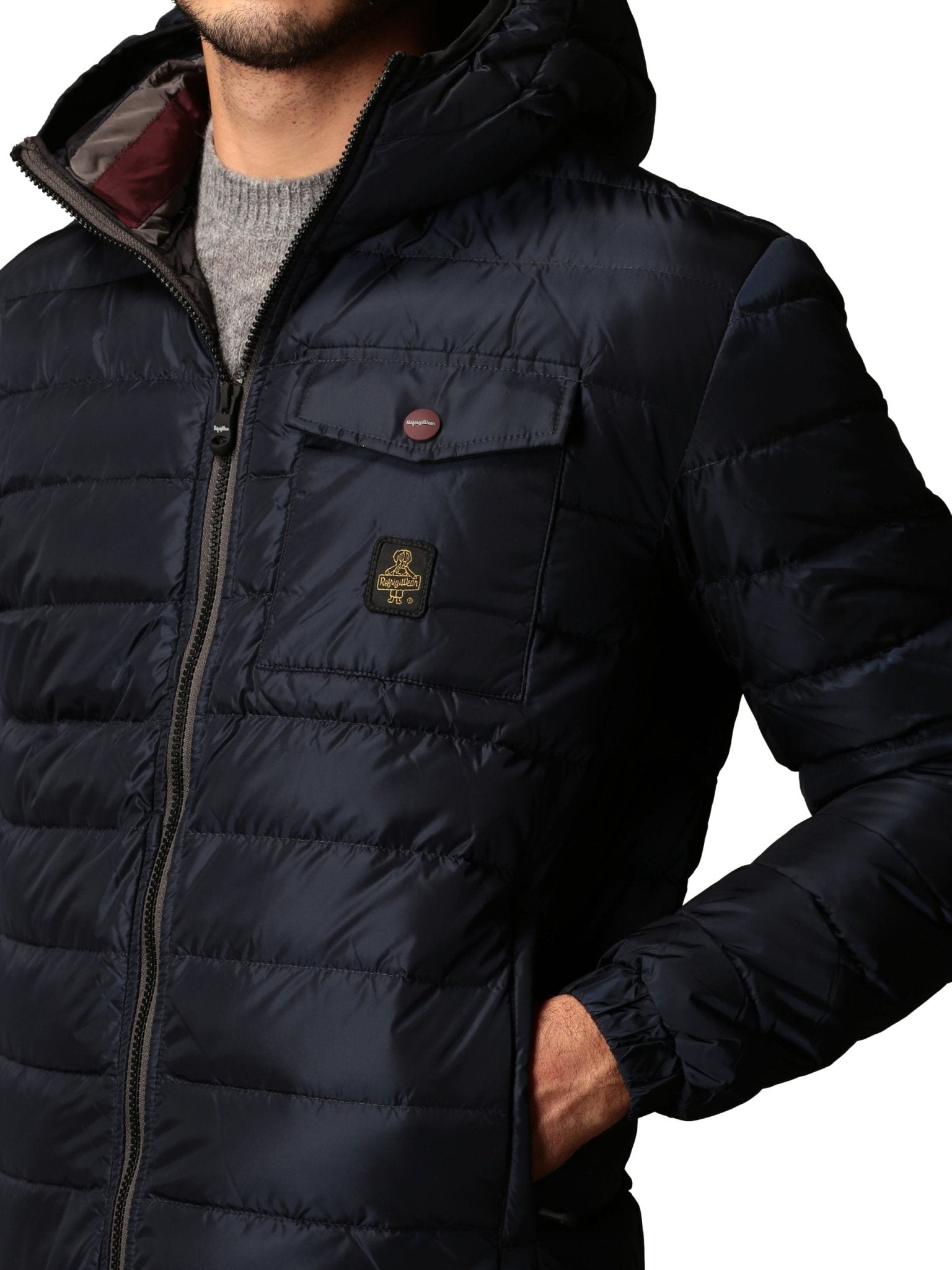 Refrigiwear Blue Nylon Jacket - Fizigo