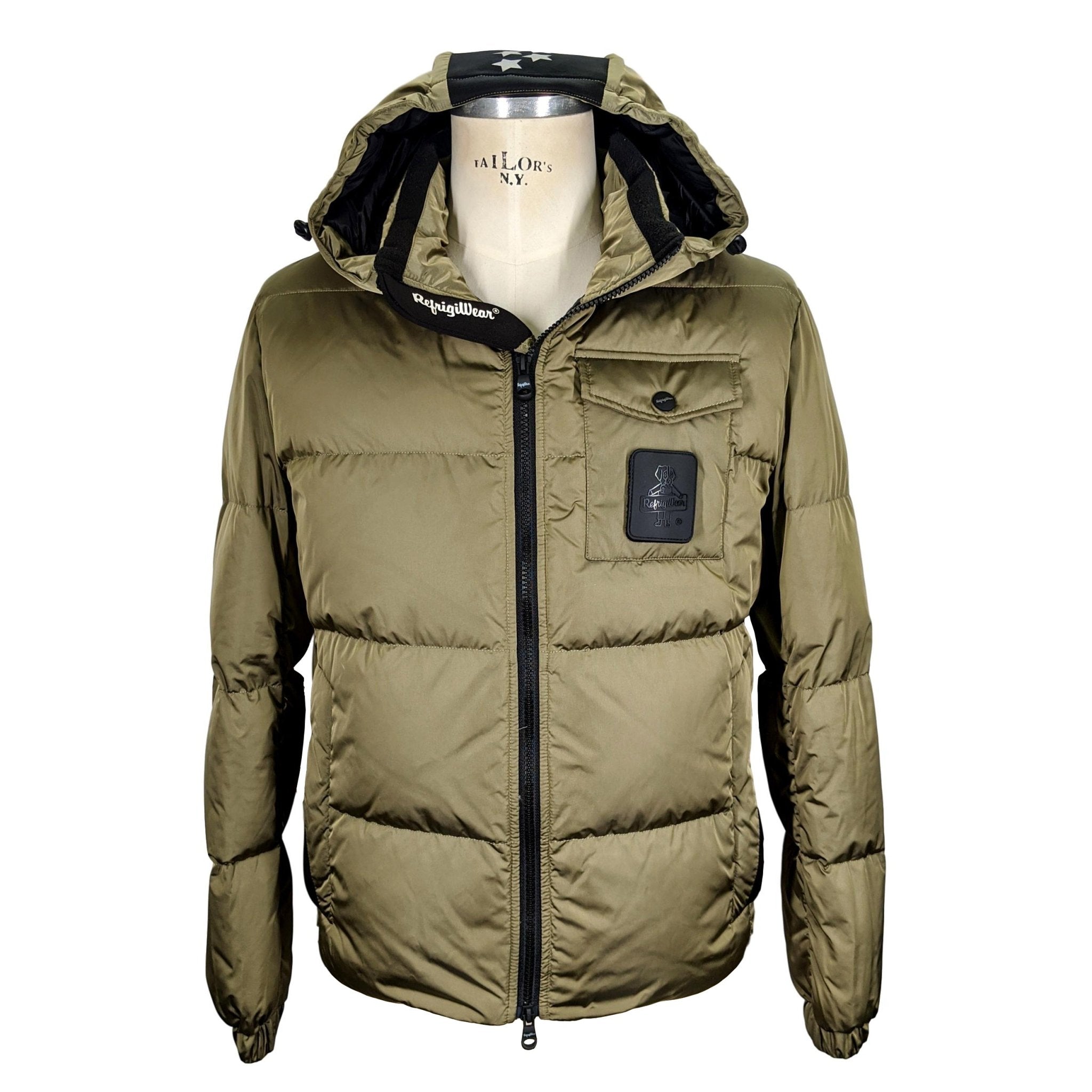 Refrigiwear Green Nylon Jacket - Fizigo