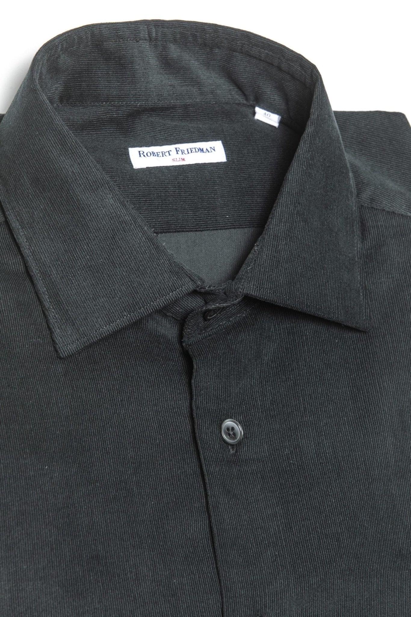 Robert Friedman Black Cotton Shirt - Fizigo