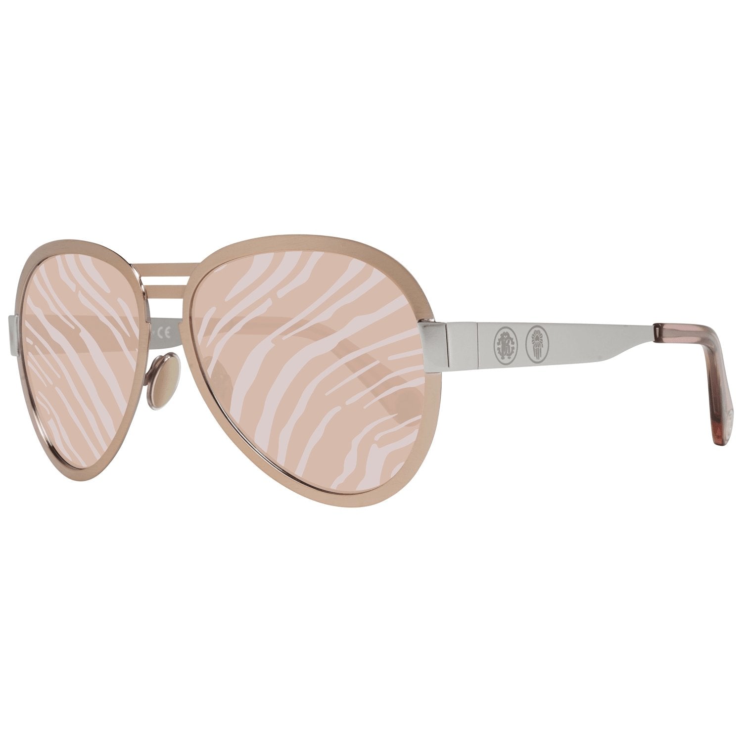 Roberto Cavalli Rose Gold Sunglasses for Woman - Fizigo