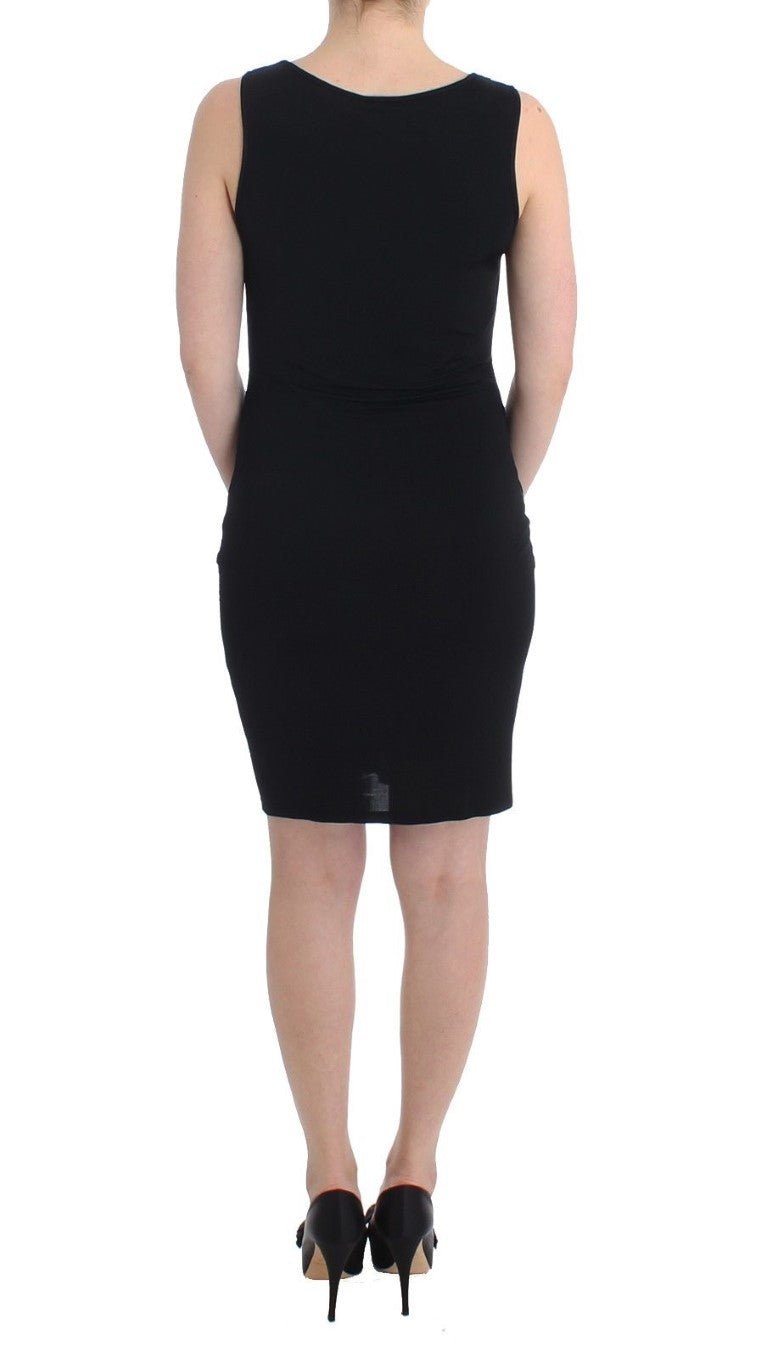 Roccobarocco Black pencil sheath dress - Fizigo