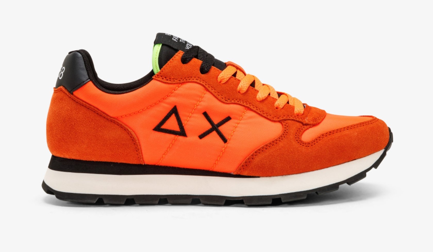 Sun68 Orange Leather Sneaker - Fizigo