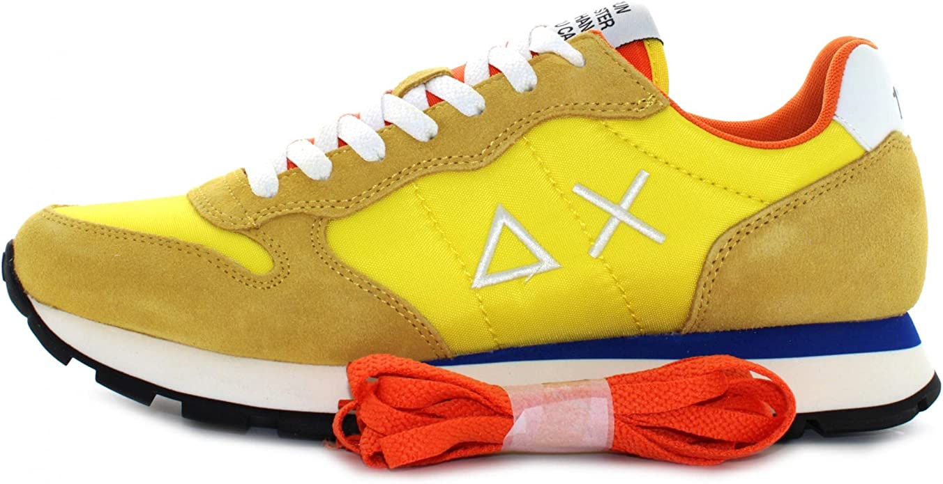 Sun68 Yellow Leather Sneaker - Fizigo