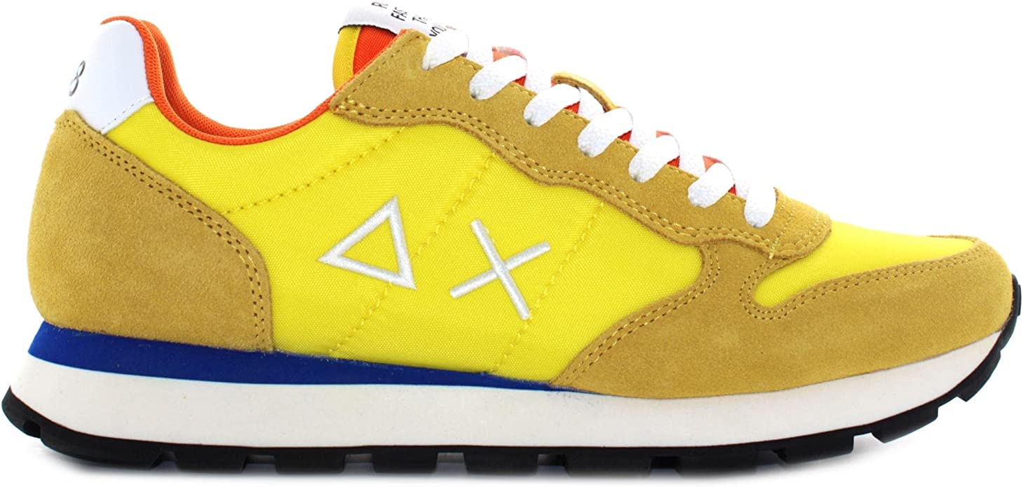 Sun68 Yellow Leather Sneaker - Fizigo