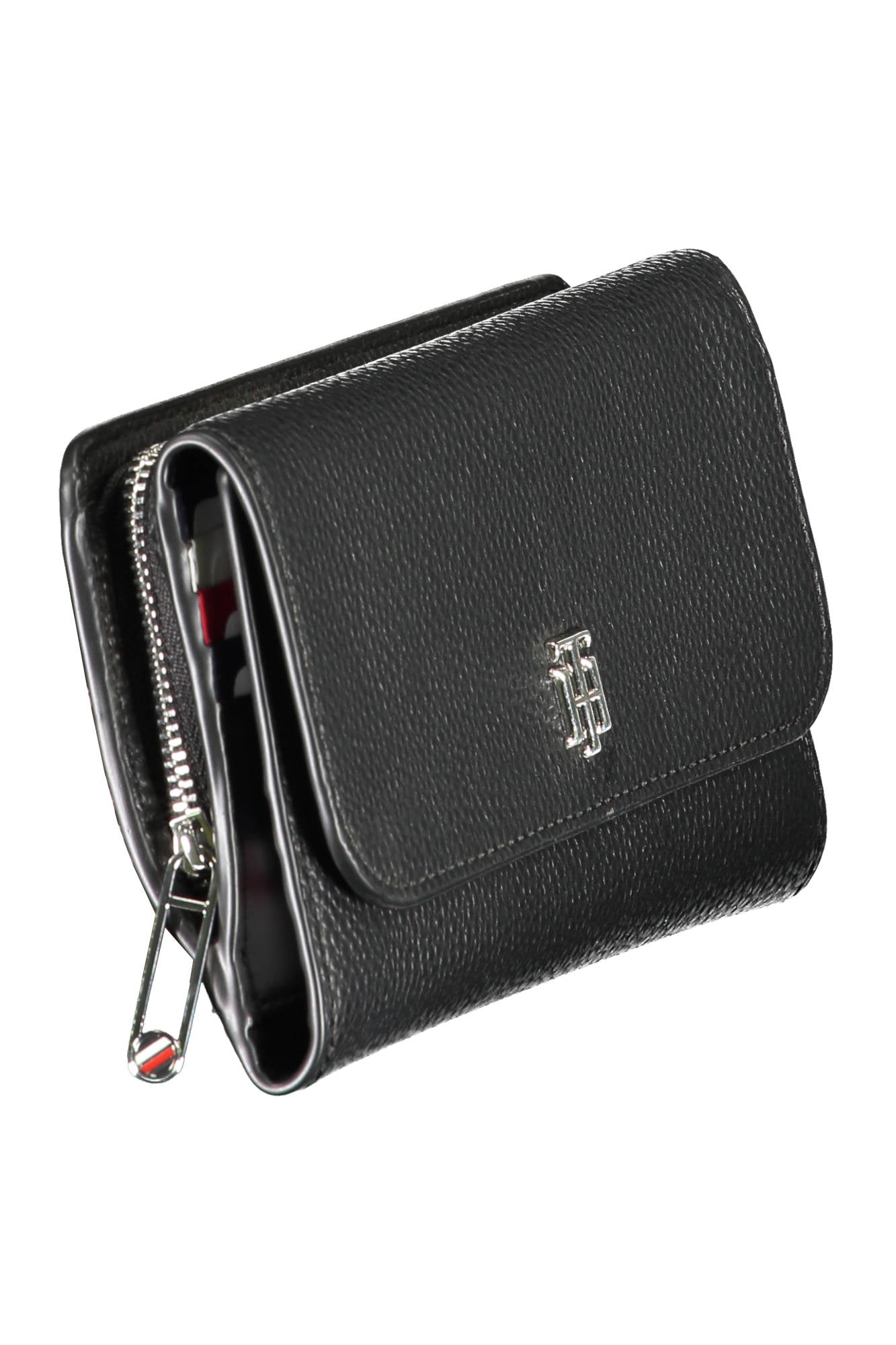 Tommy Hilfiger Black Polyurethane Wallet$1 - Fizigo