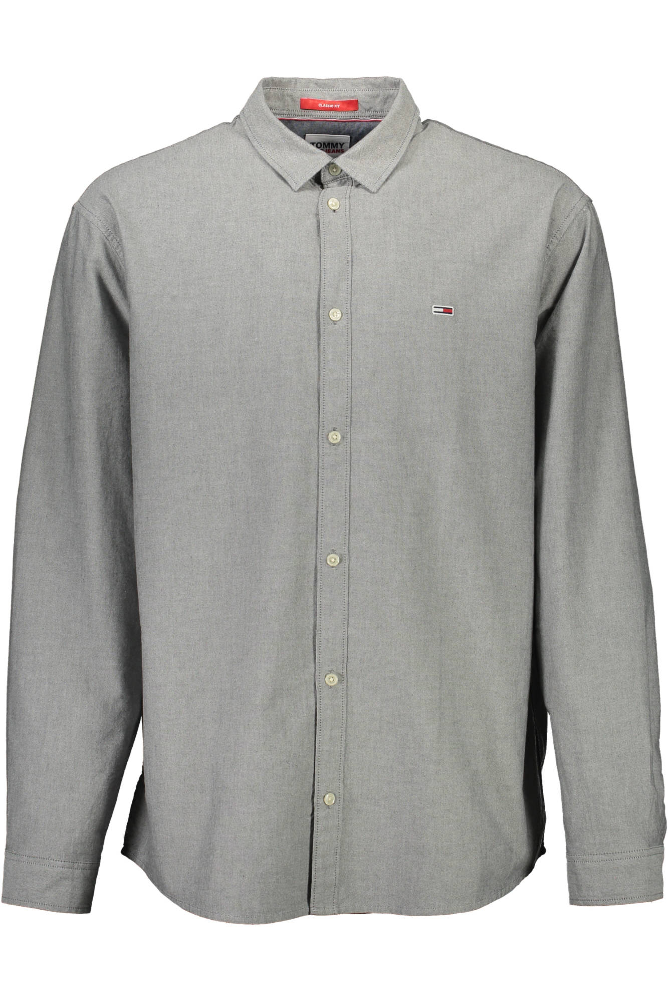 Tommy Hilfiger Gray Cotton Shirt - Fizigo