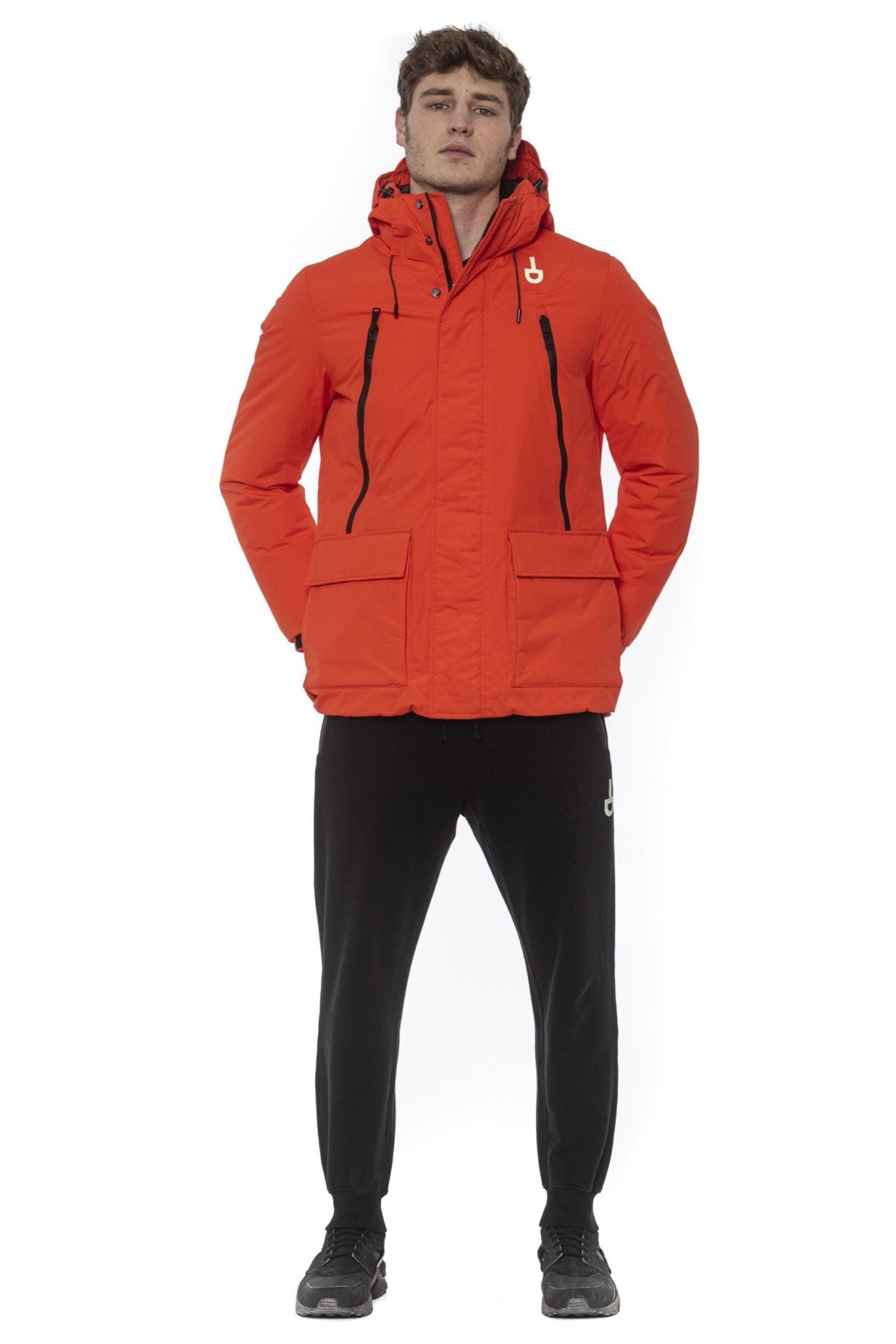 Tond Red Polyester Jacket - Fizigo