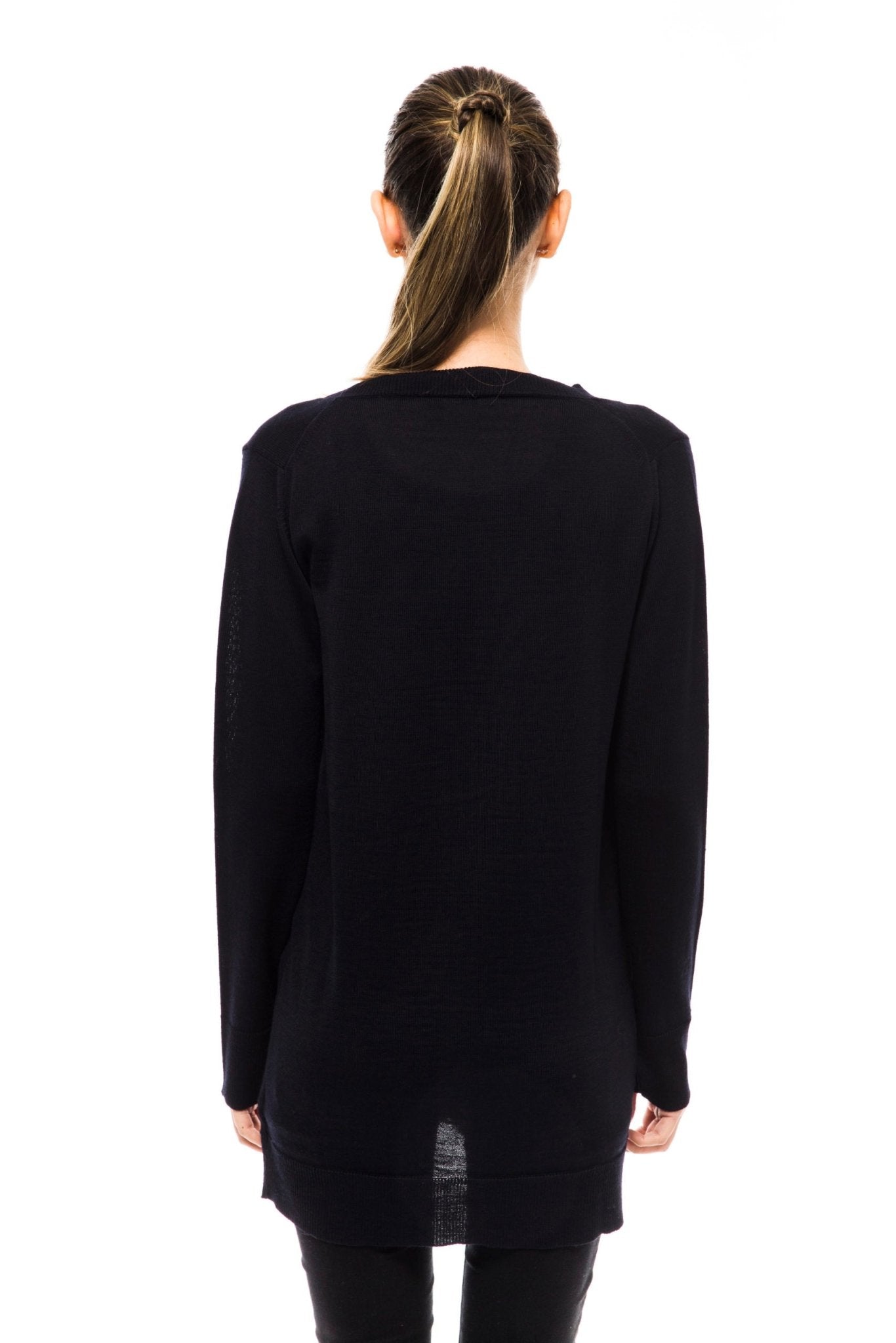 Ungaro Fever Blue Wool Cardigan - Fizigo