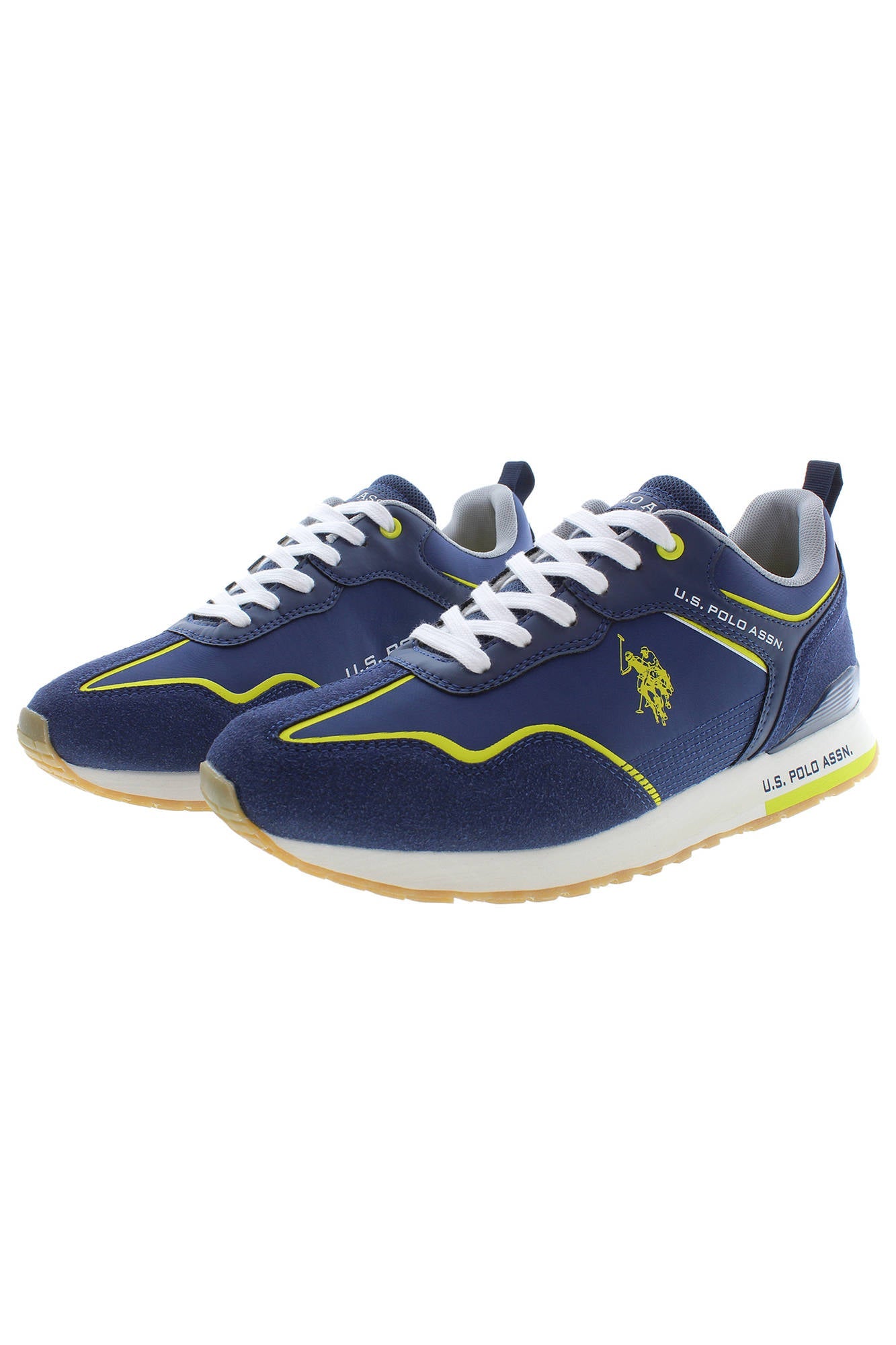 U.S. POLO ASSN. Blue Polyester Sneaker - Fizigo